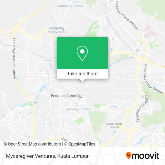 Mycaregiver Ventures map