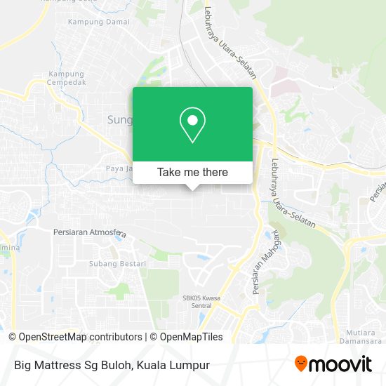 Big Mattress Sg Buloh map