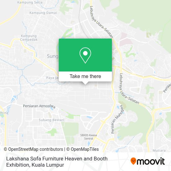 Lakshana Sofa Furniture Heaven and Booth Exhibition map