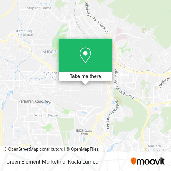 Green Element Marketing map