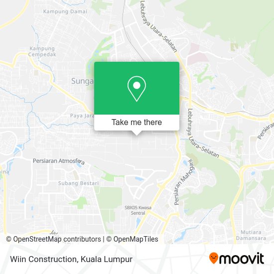 Wiin Construction map