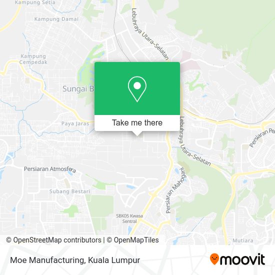 Moe Manufacturing map
