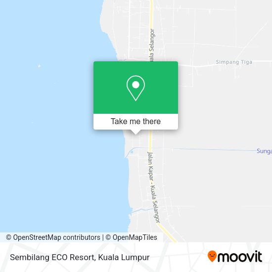 Sembilang ECO Resort map