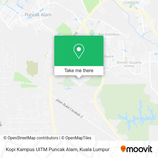 Kopi Kampus UITM Puncak Alam map