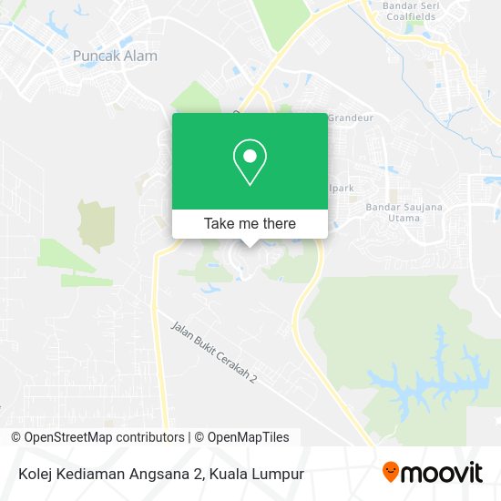 Kolej Kediaman Angsana 2 map