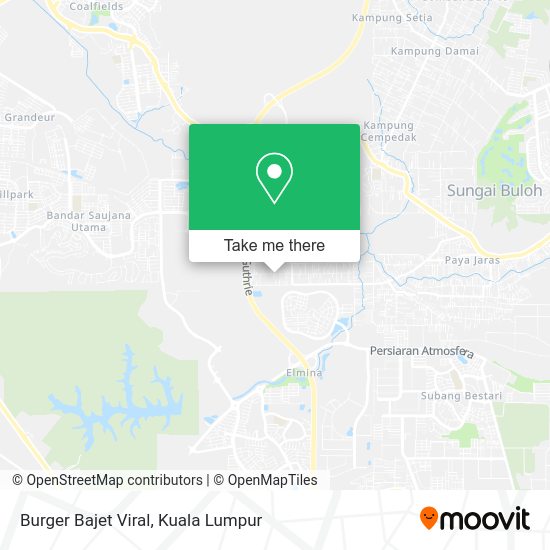 Peta Burger Bajet Viral
