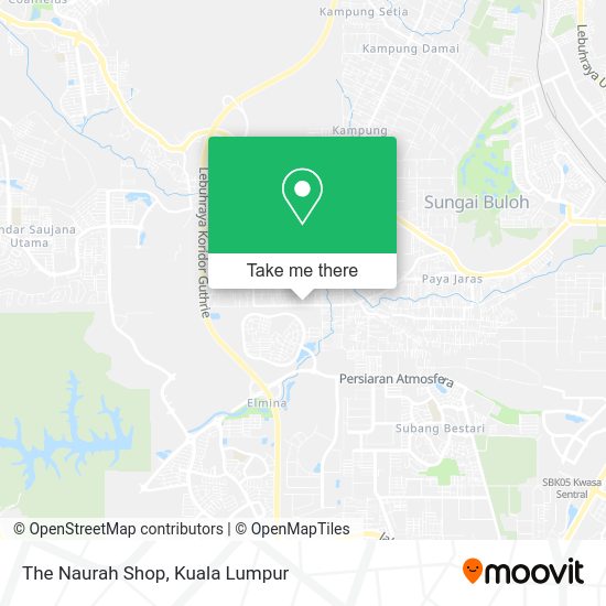 The Naurah Shop map