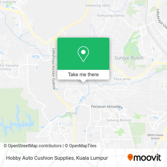 Hobby Auto Cushion Supplies map
