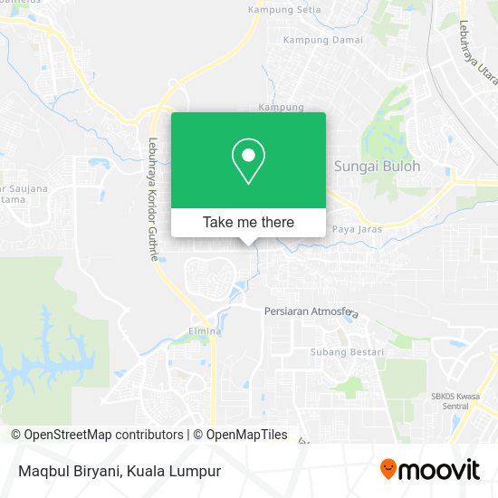 Maqbul Biryani map