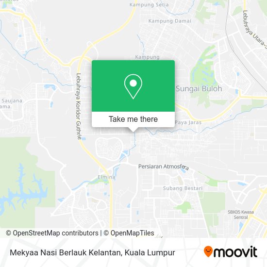 Peta Mekyaa Nasi Berlauk Kelantan