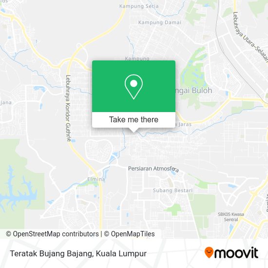 Teratak Bujang Bajang map
