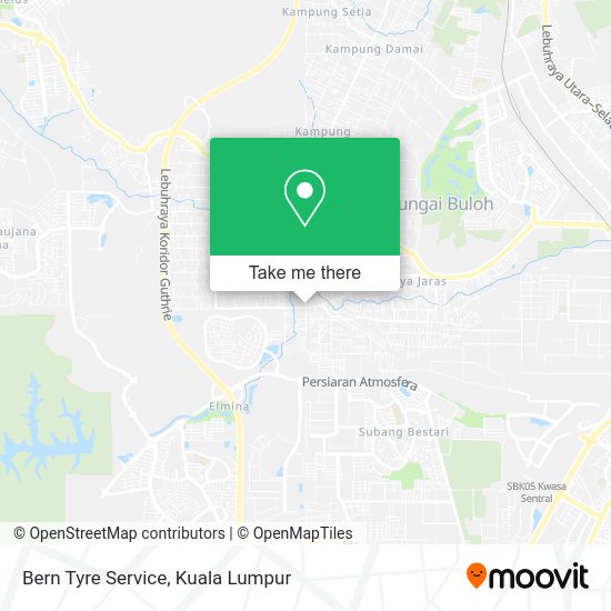Bern Tyre Service map