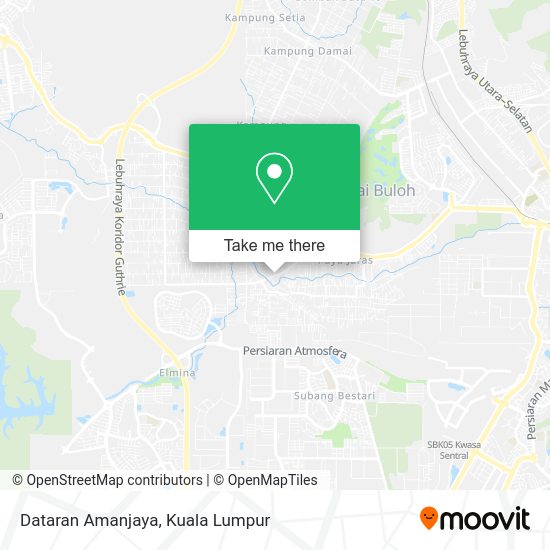 Peta Dataran Amanjaya