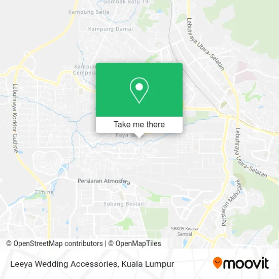 Leeya Wedding Accessories map