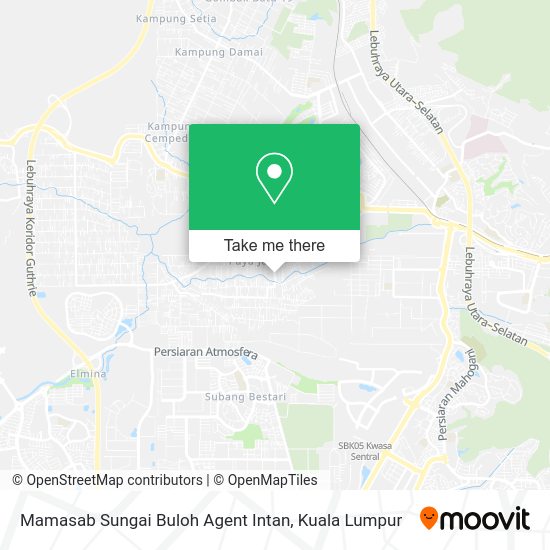 Mamasab Sungai Buloh Agent Intan map
