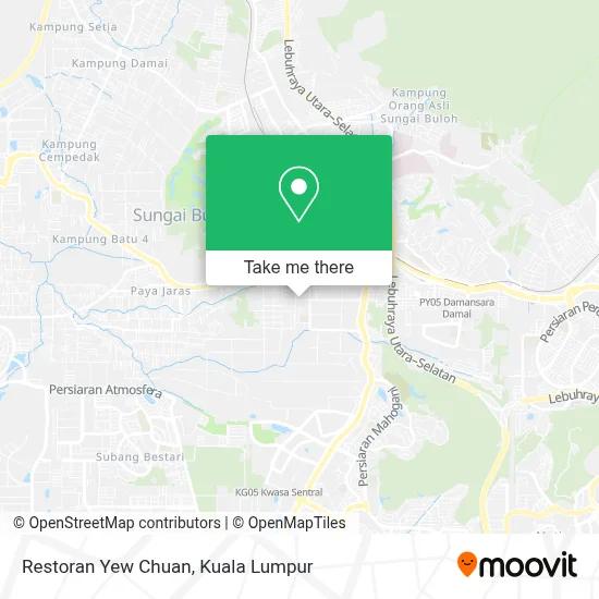 Restoran Yew Chuan map