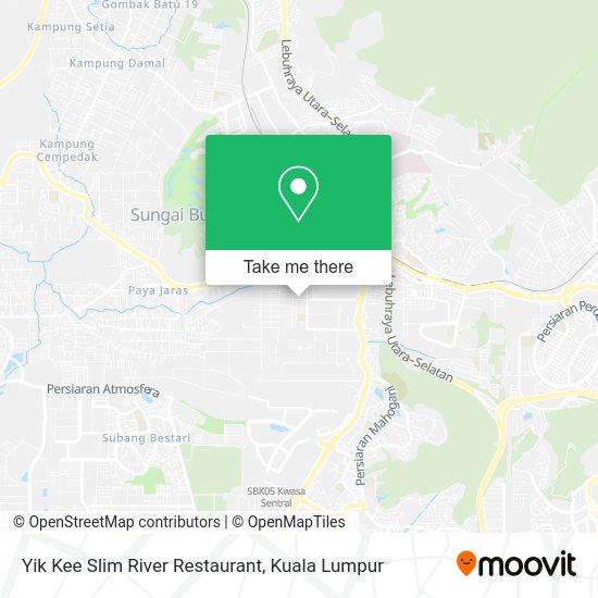 Yik Kee Slim River Restaurant map