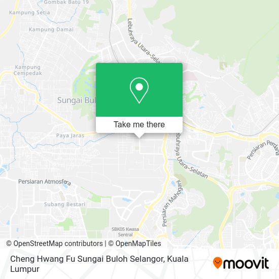 Cheng Hwang Fu Sungai Buloh Selangor map