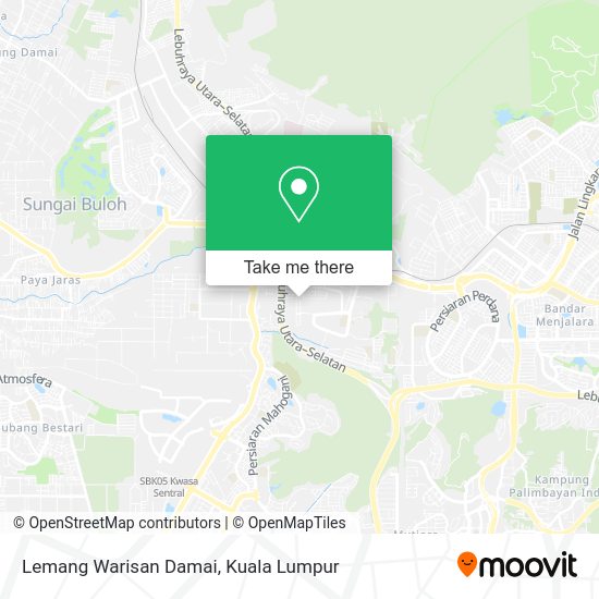 Lemang Warisan Damai map