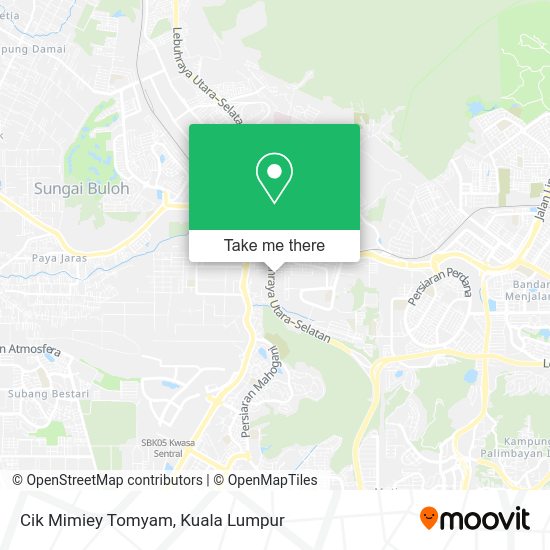 Cik Mimiey Tomyam map