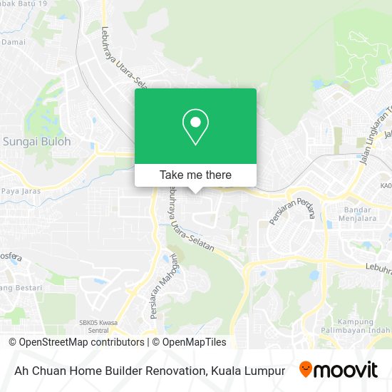 Ah Chuan Home Builder Renovation map