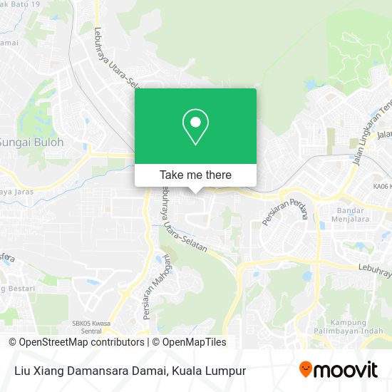 Liu Xiang Damansara Damai map