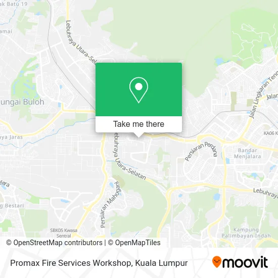 Promax Fire Services Workshop map