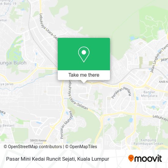 Peta Pasar Mini Kedai Runcit Sejati