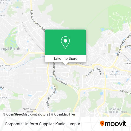 Corporate Uniform Supplier map