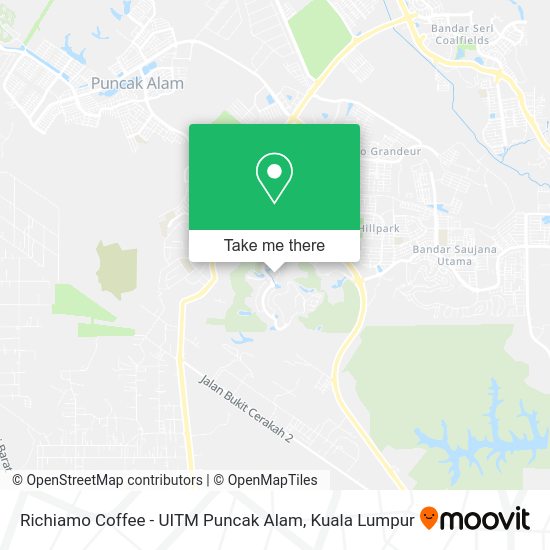 Richiamo Coffee - UITM Puncak Alam map