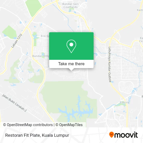 Restoran Fit Plate map