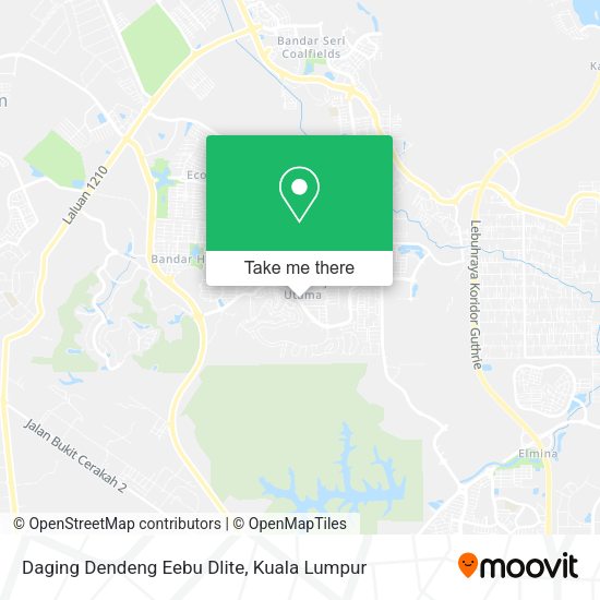 Daging Dendeng Eebu Dlite map