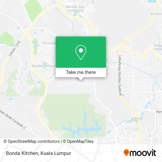 Bonda Kitchen map