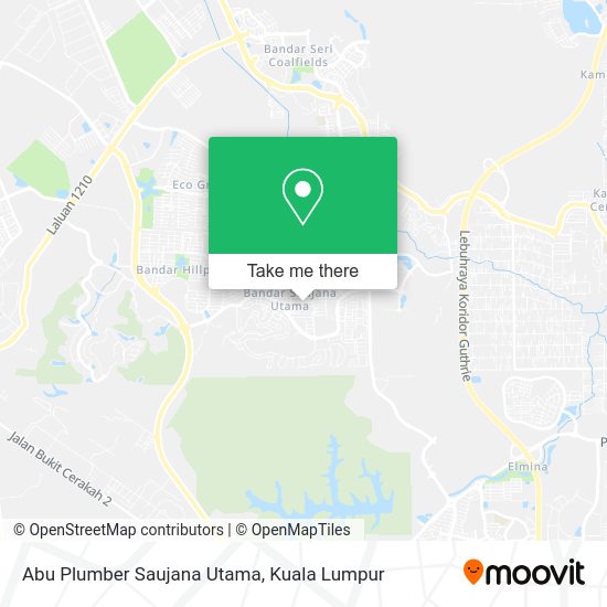 Peta Abu Plumber Saujana Utama