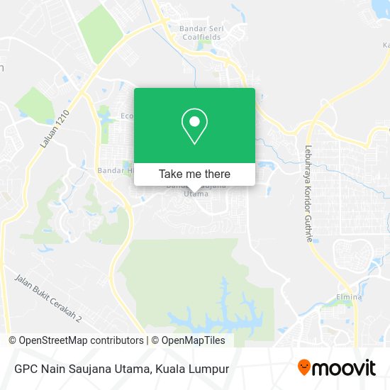 GPC Nain Saujana Utama map