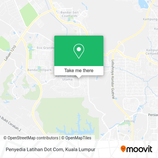 Penyedia Latihan Dot Com map