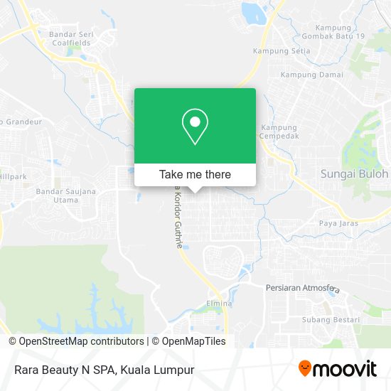 Rara Beauty N SPA map