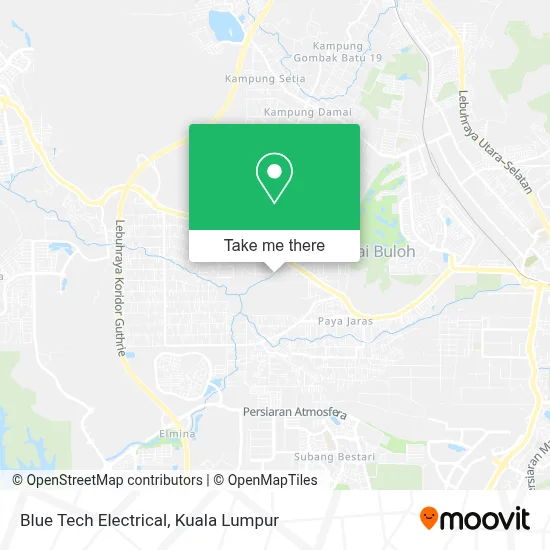Blue Tech Electrical map