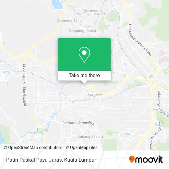 Peta Patin Paskal Paya Jaras