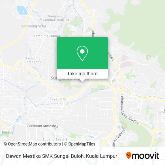 Dewan Mestika SMK Sungai Buloh map