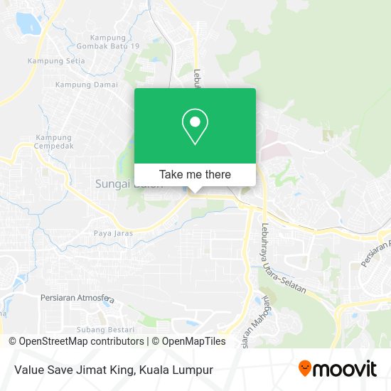Value Save Jimat King map