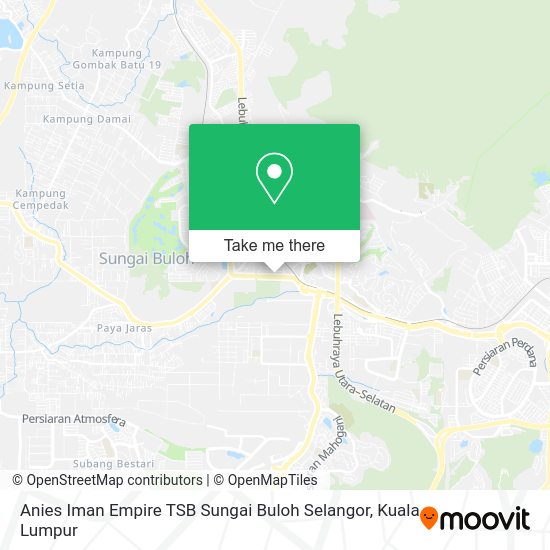 Peta Anies Iman Empire TSB Sungai Buloh Selangor