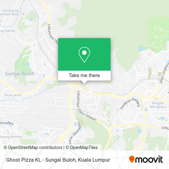 Ghost Pizza KL - Sungai Buloh map