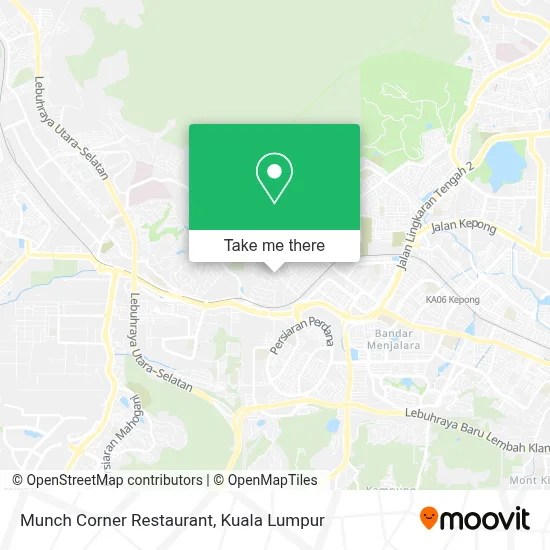 Munch Corner Restaurant map