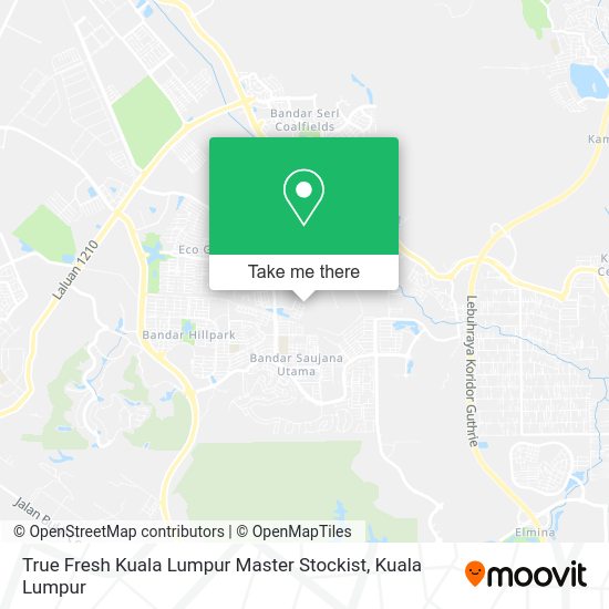 Peta True Fresh Kuala Lumpur Master Stockist