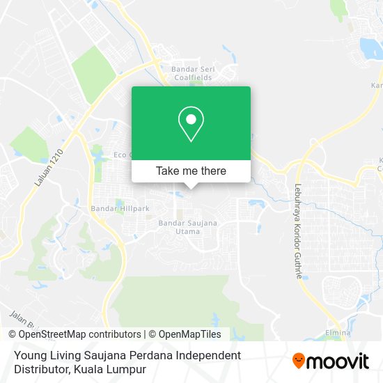 Peta Young Living Saujana Perdana Independent Distributor