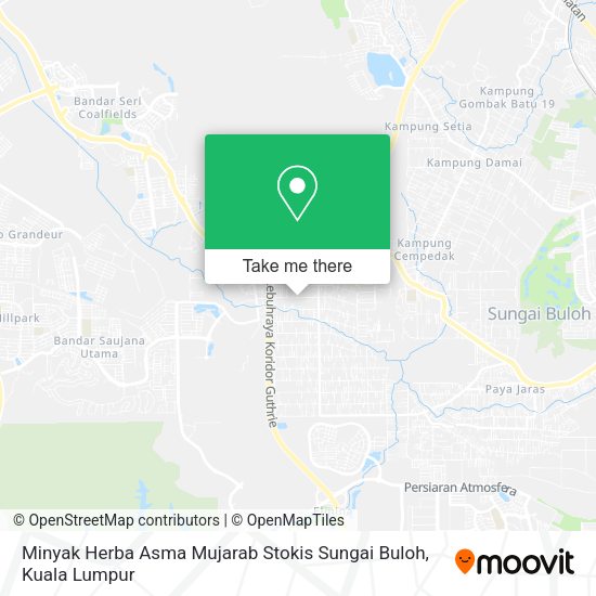 Minyak Herba Asma Mujarab Stokis Sungai Buloh map