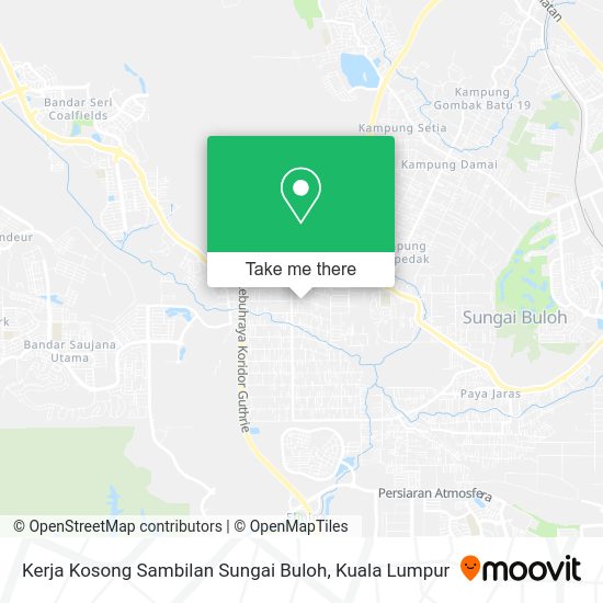 Kerja Kosong Sambilan Sungai Buloh map