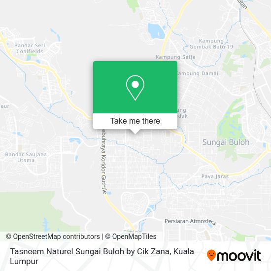 Tasneem Naturel Sungai Buloh by Cik Zana map