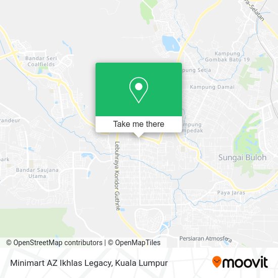 Peta Minimart AZ Ikhlas Legacy